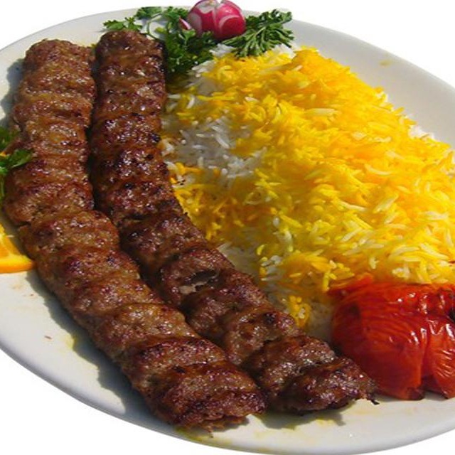 چلو کباب کوبیده